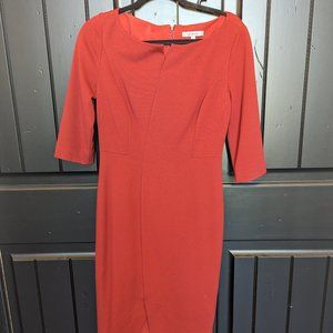 Burnt Orange Classiques Entier Sheath Dress Size 4